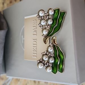 Heidi Daus Lilly of the Valley earrings